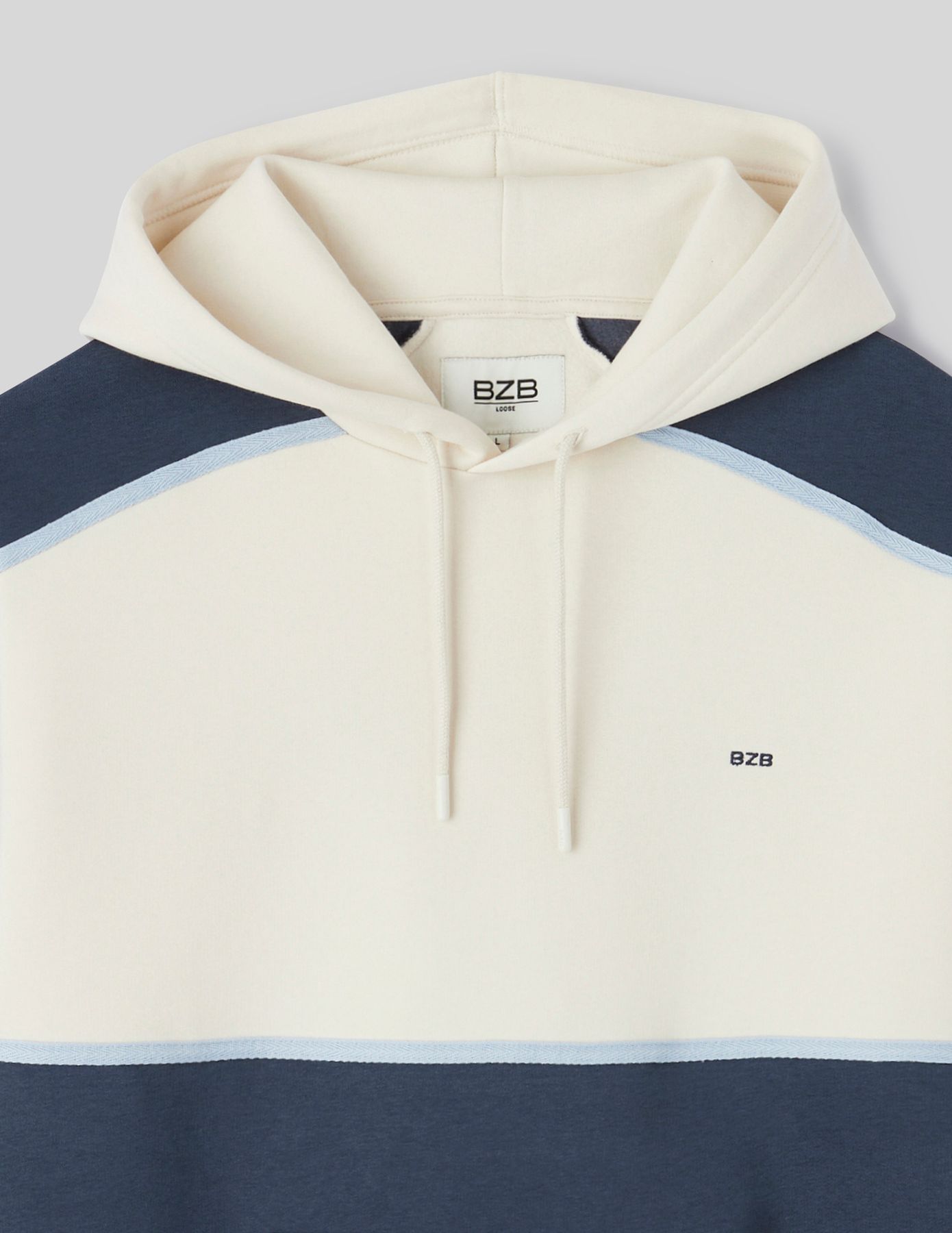 Sweat à capuche colorblock