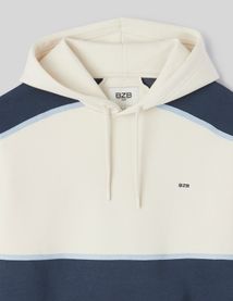 Sweat à capuche colorblock