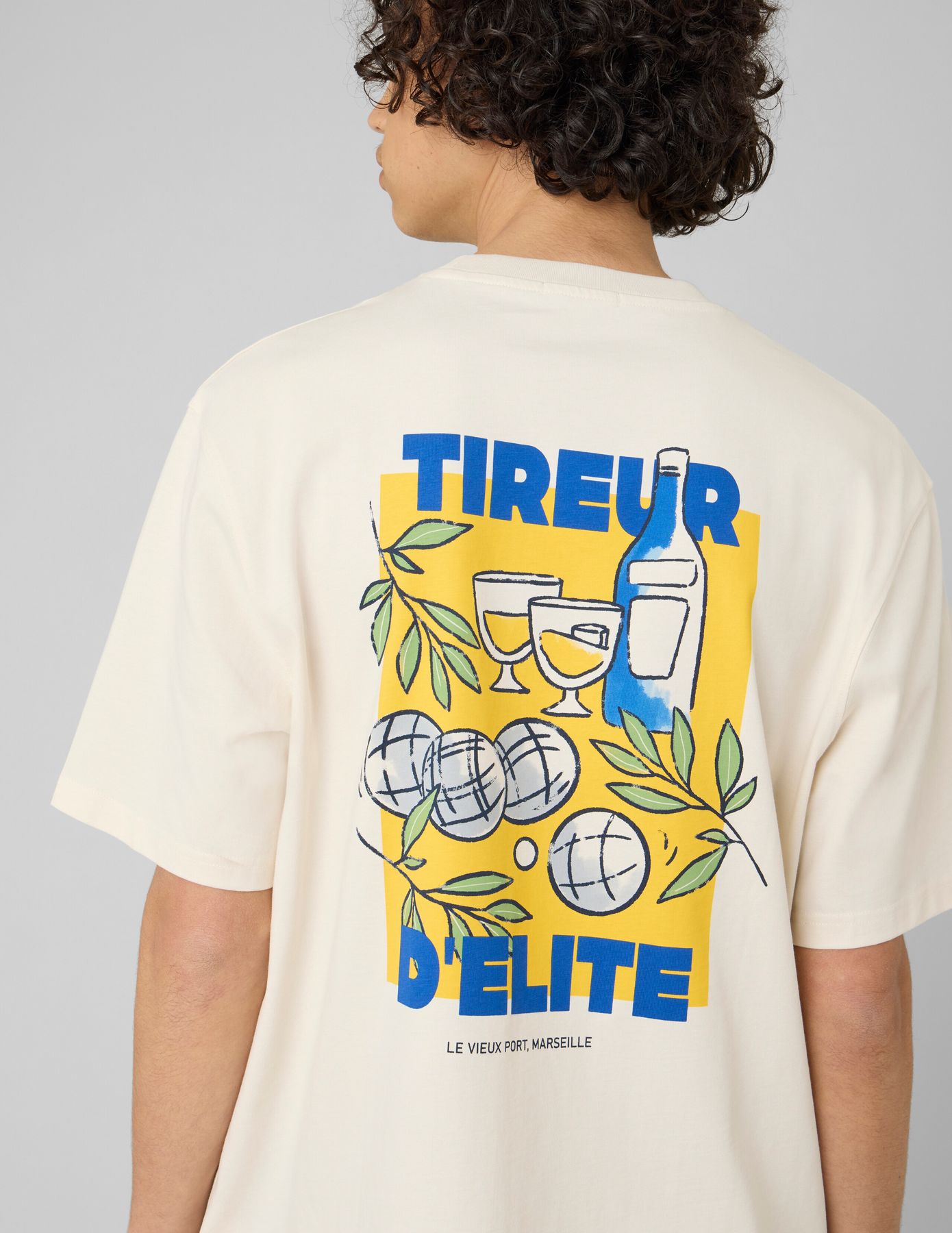 T-shirt imprim&eacute; devant/dos