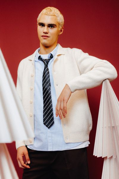 Chemise oxford rayée