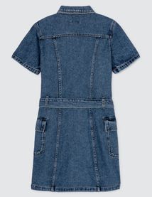 Robe courte en jean