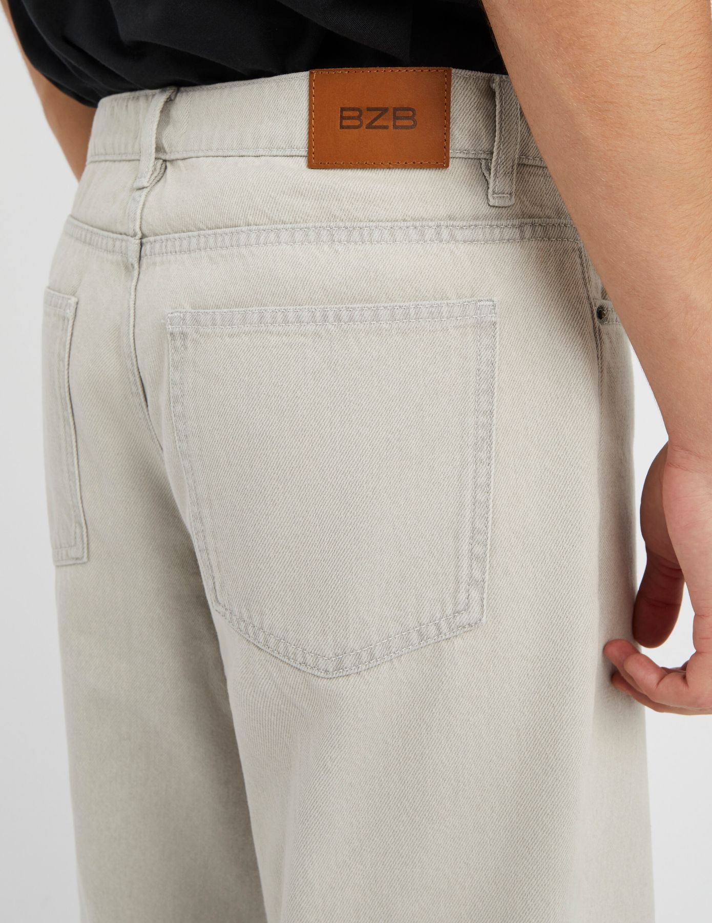 Jean loose délavé