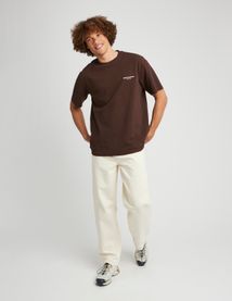T-shirt gaufré imprimé