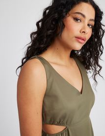 Robe longue en lyocell