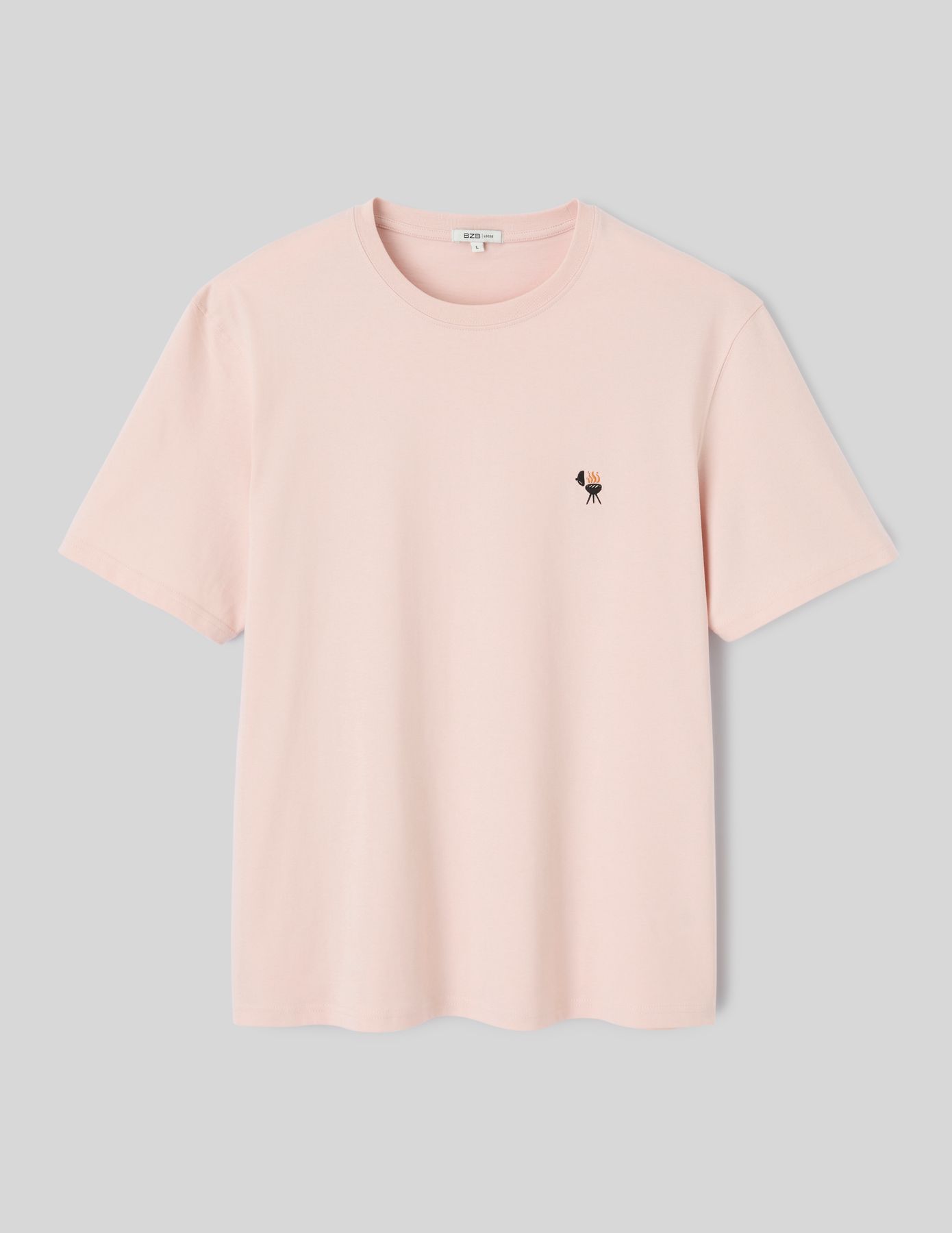 T-shirt broderie poitrine