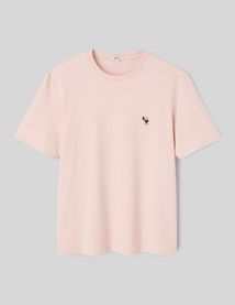 T-shirt broderie poitrine