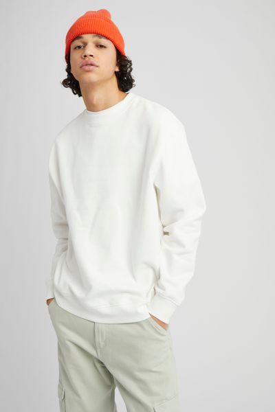 Sweat col rond uni