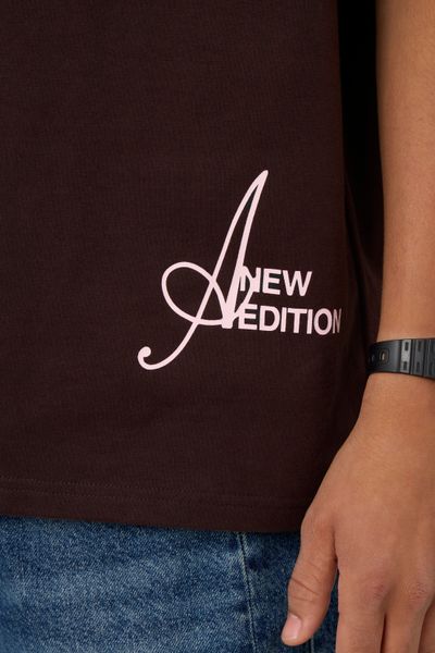 T-shirt &eacute;pais imprim&eacute; devant / dos
