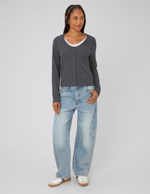 T-shirt manches longues superpos&eacute;