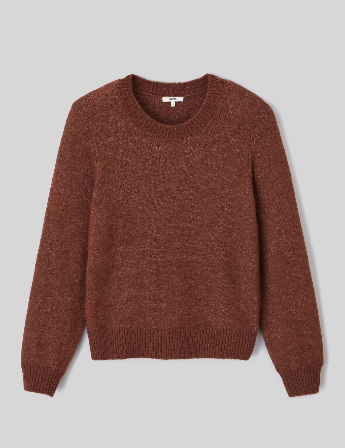 Pull col rond premium