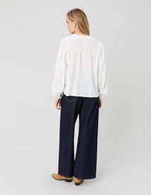 Jean wide leg taille standard