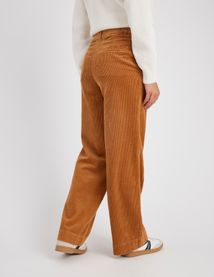 Pantalon velours wide leg