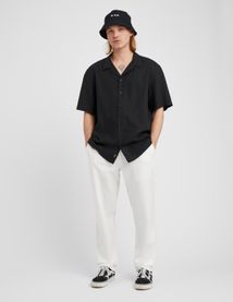 Pantalon de ville coton lin