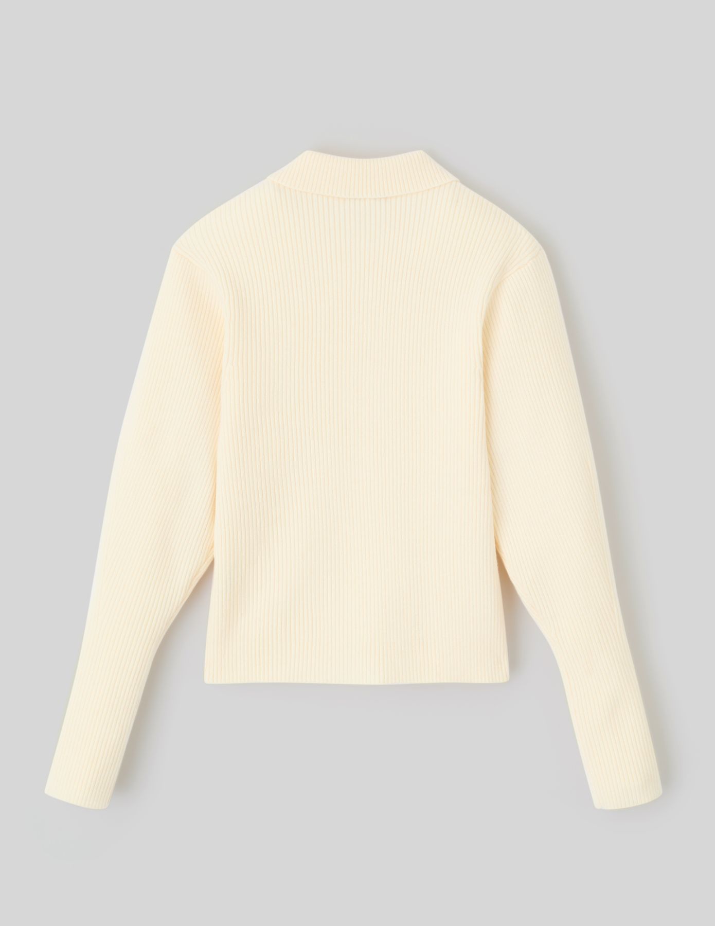 Pull maille côtelée