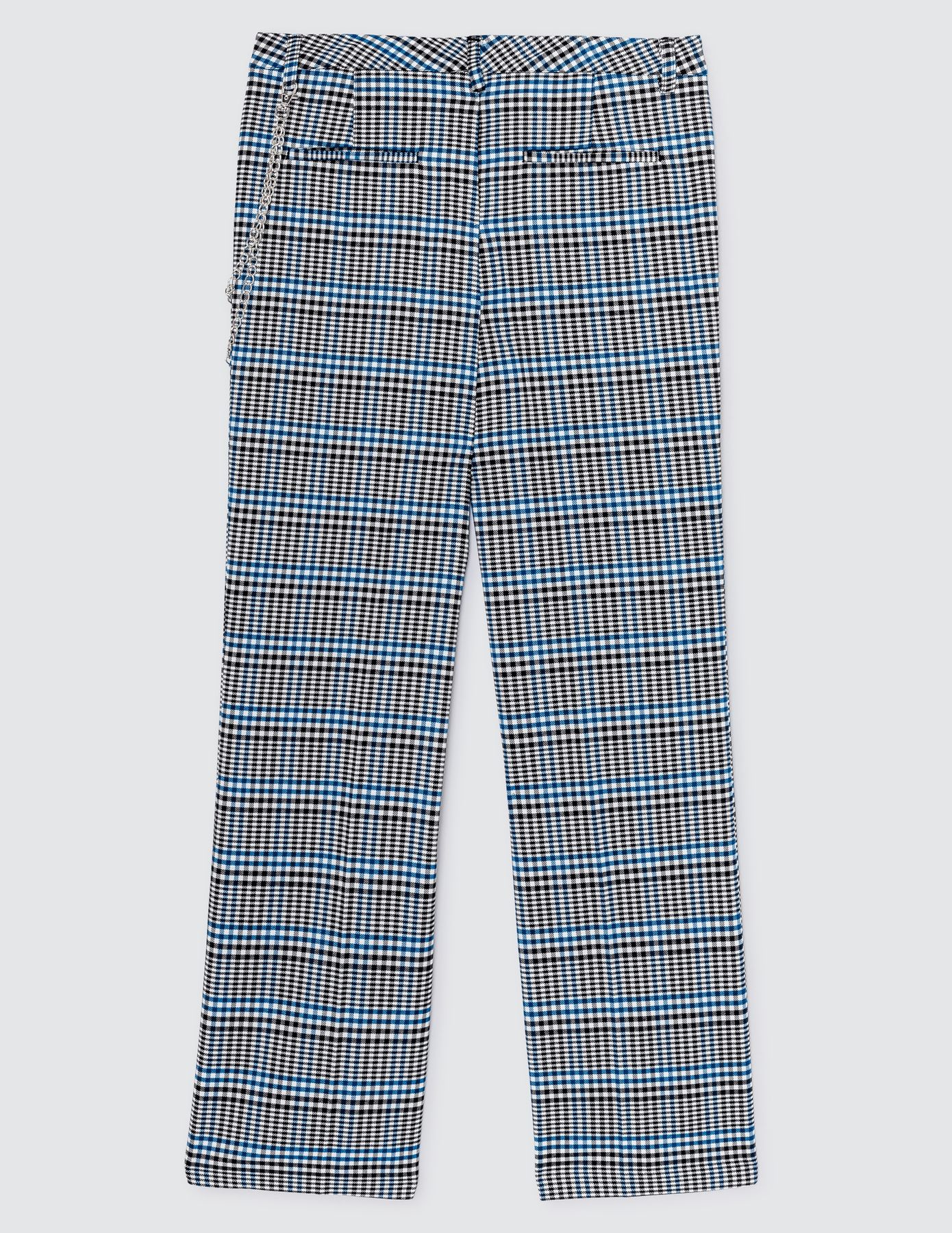 Pantalon carreaux avec chaine