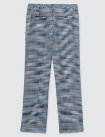 Pantalon carreaux avec chaine