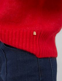 Pull col rond premium