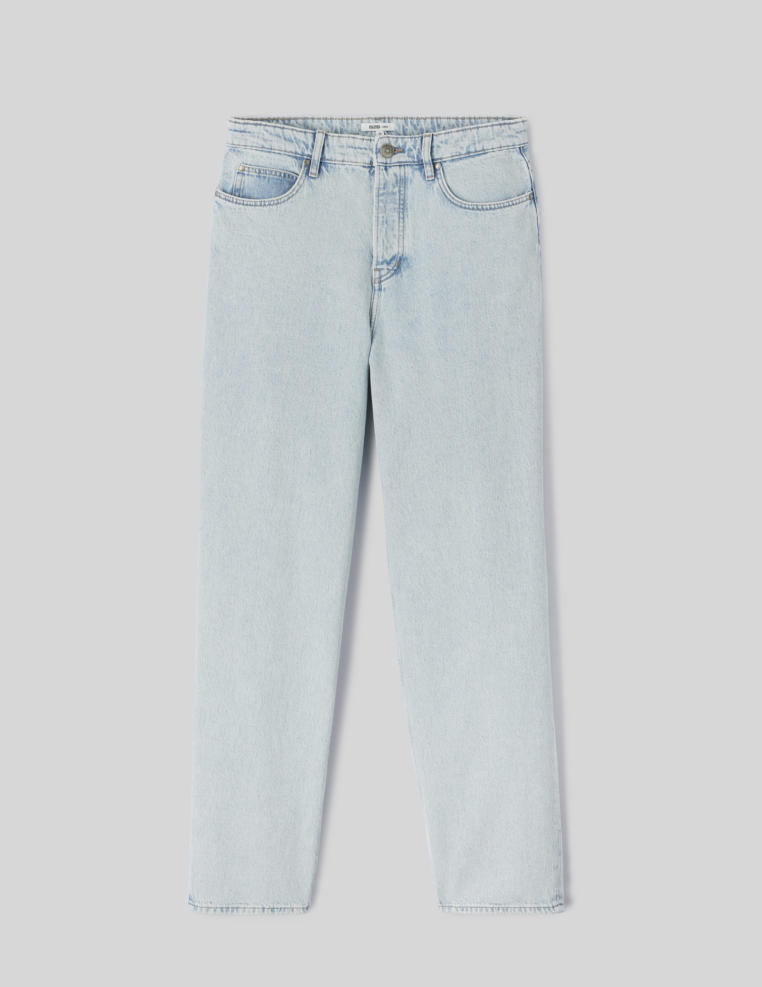 Jean loose bleach vintage Bleu clair | BZB