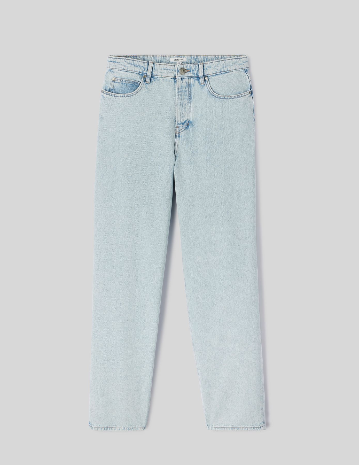 Jean loose bleach