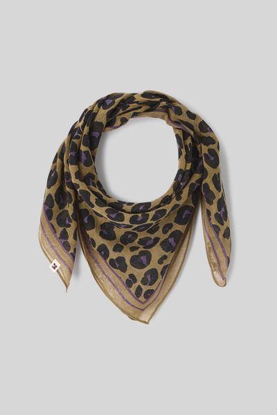 Foulard imprimé léopard