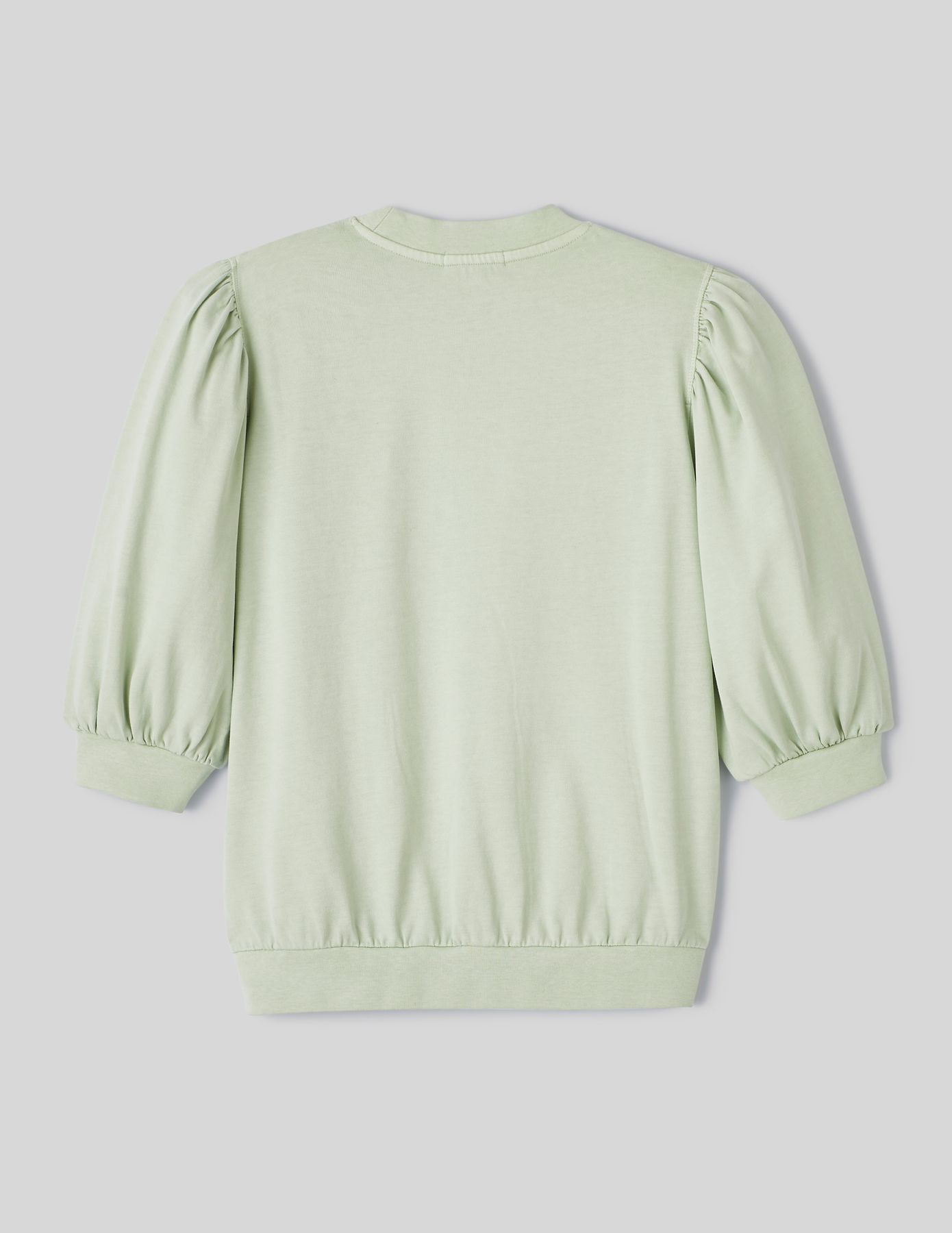 Sweat délavé avec fronces