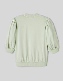 Sweat délavé avec fronces