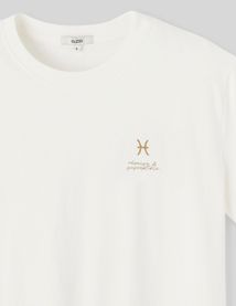 T-shirt imprimé signe astro poissons