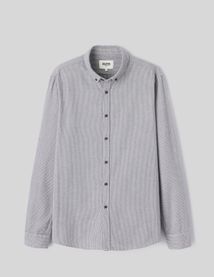 Chemise droite à carreaux