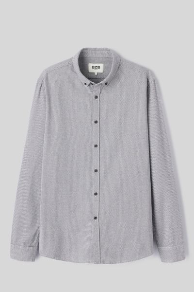 Chemise droite à carreaux