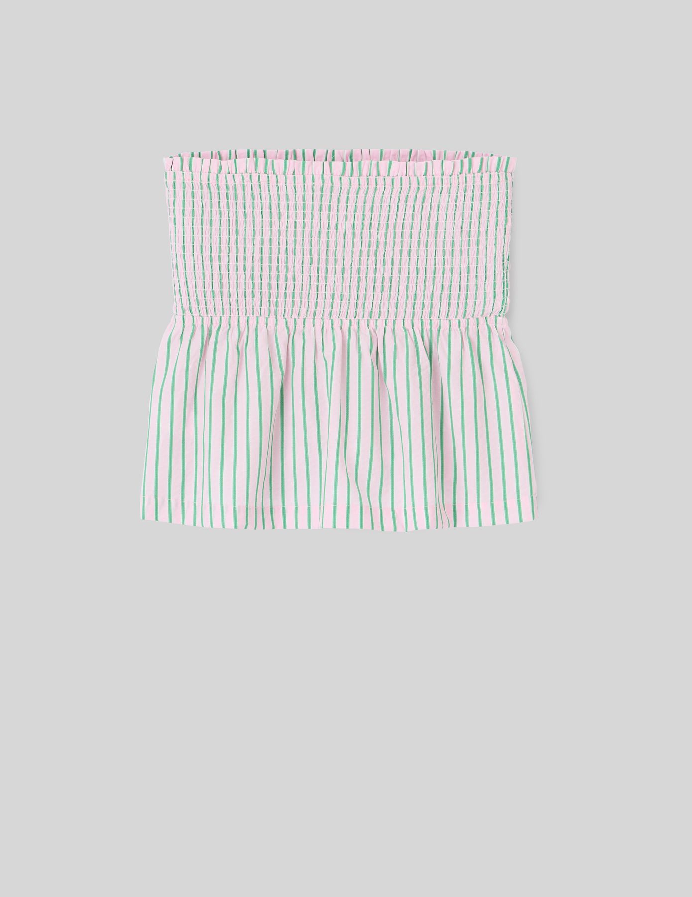 Top bustier rayé