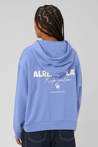 Sweat &agrave; capuche imprim&eacute;