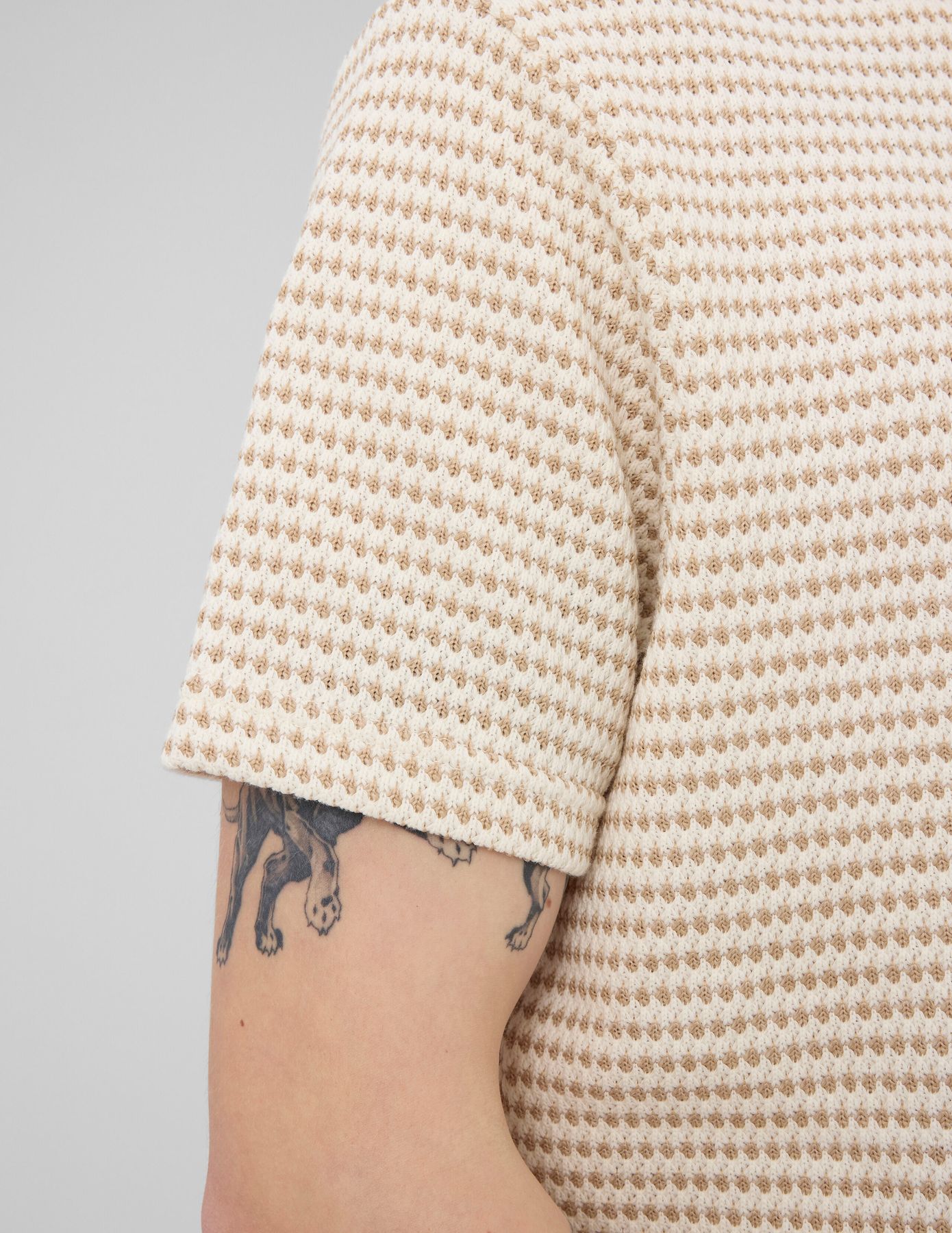 T-shirt rayures tricot