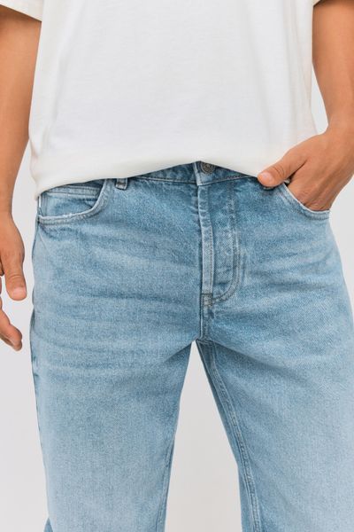 Jean relaxed double stone