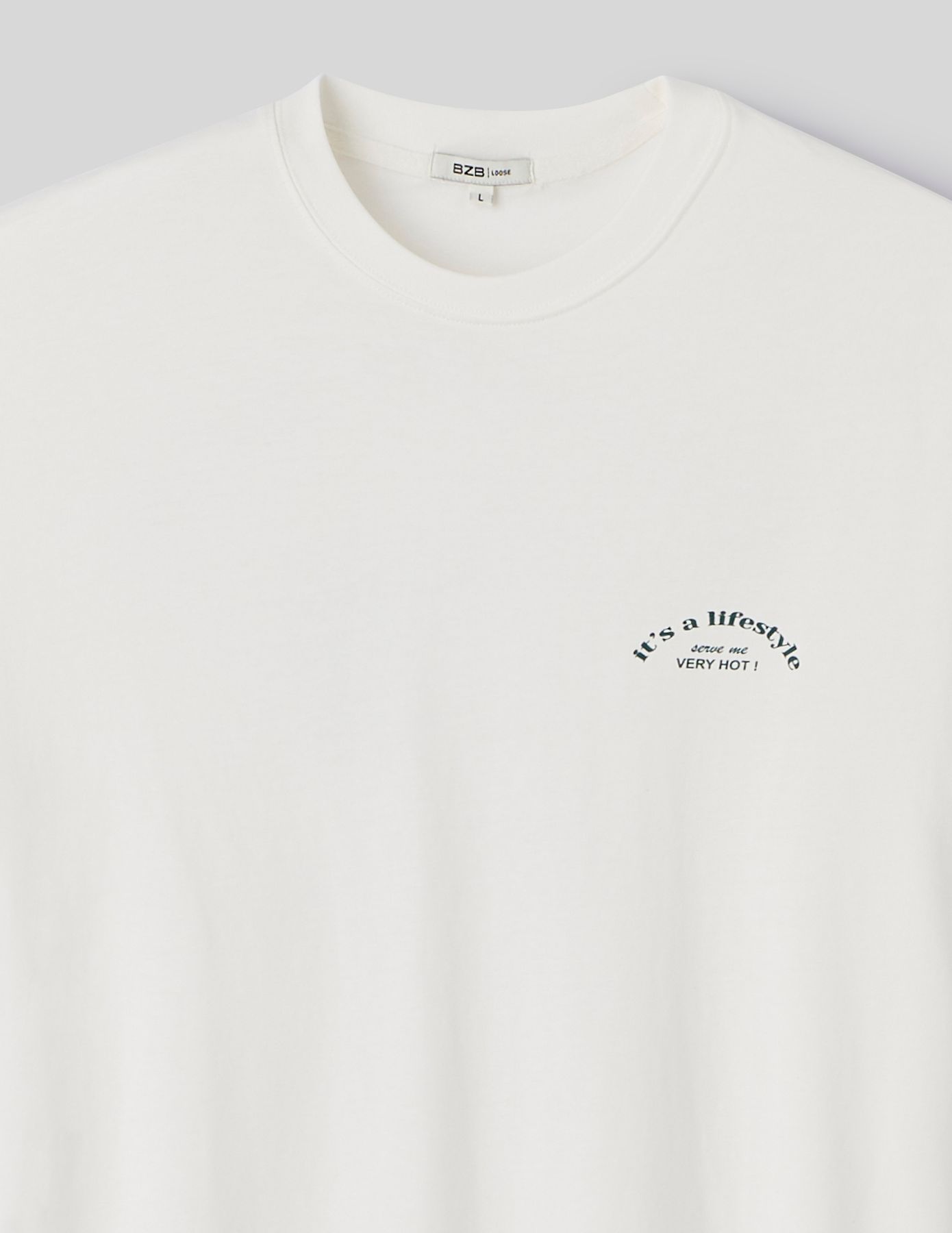 T-shirt imprim&eacute; devant dos