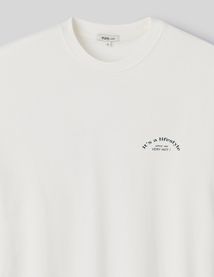 T-shirt imprim&eacute; devant dos