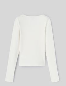 T-shirt manches longues uni