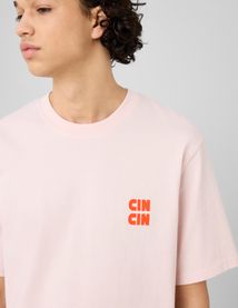 T-shirt imprim&eacute; devant/dos