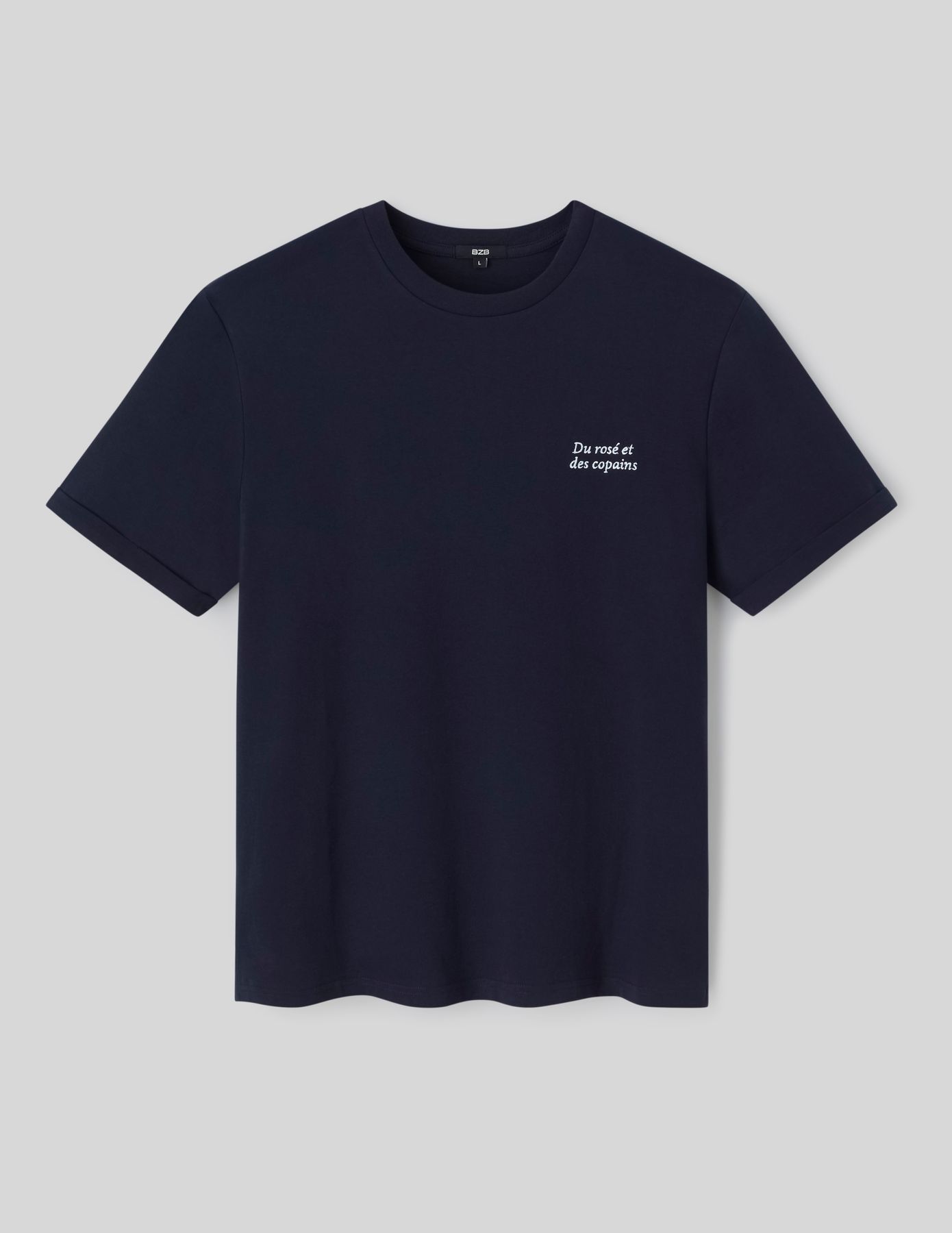 T-shirt broderie poitrine