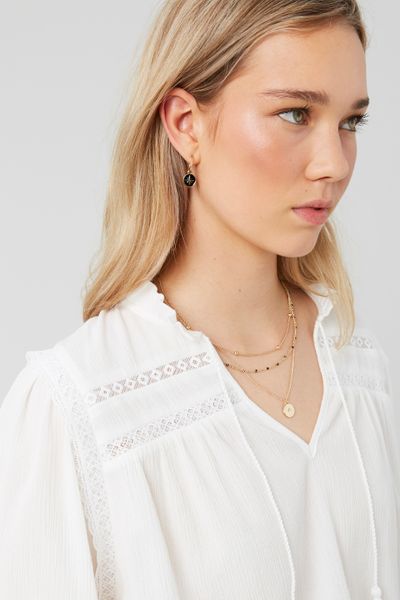 Blouse fluide en crépon