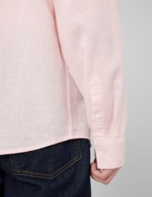 Chemise manches longues viscose lin