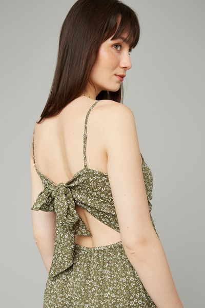 Robe longue imprimée