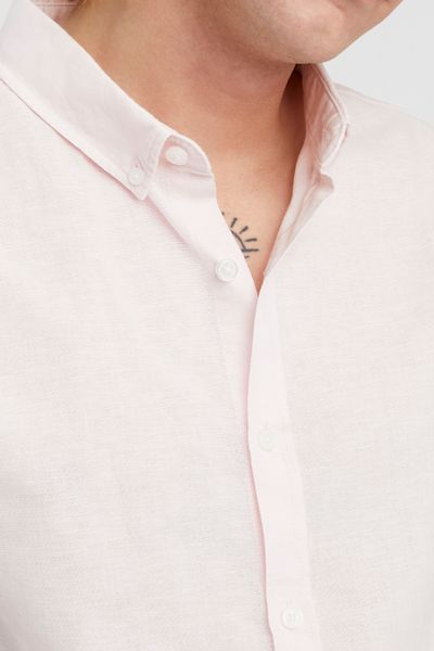 Chemise coton lin unie