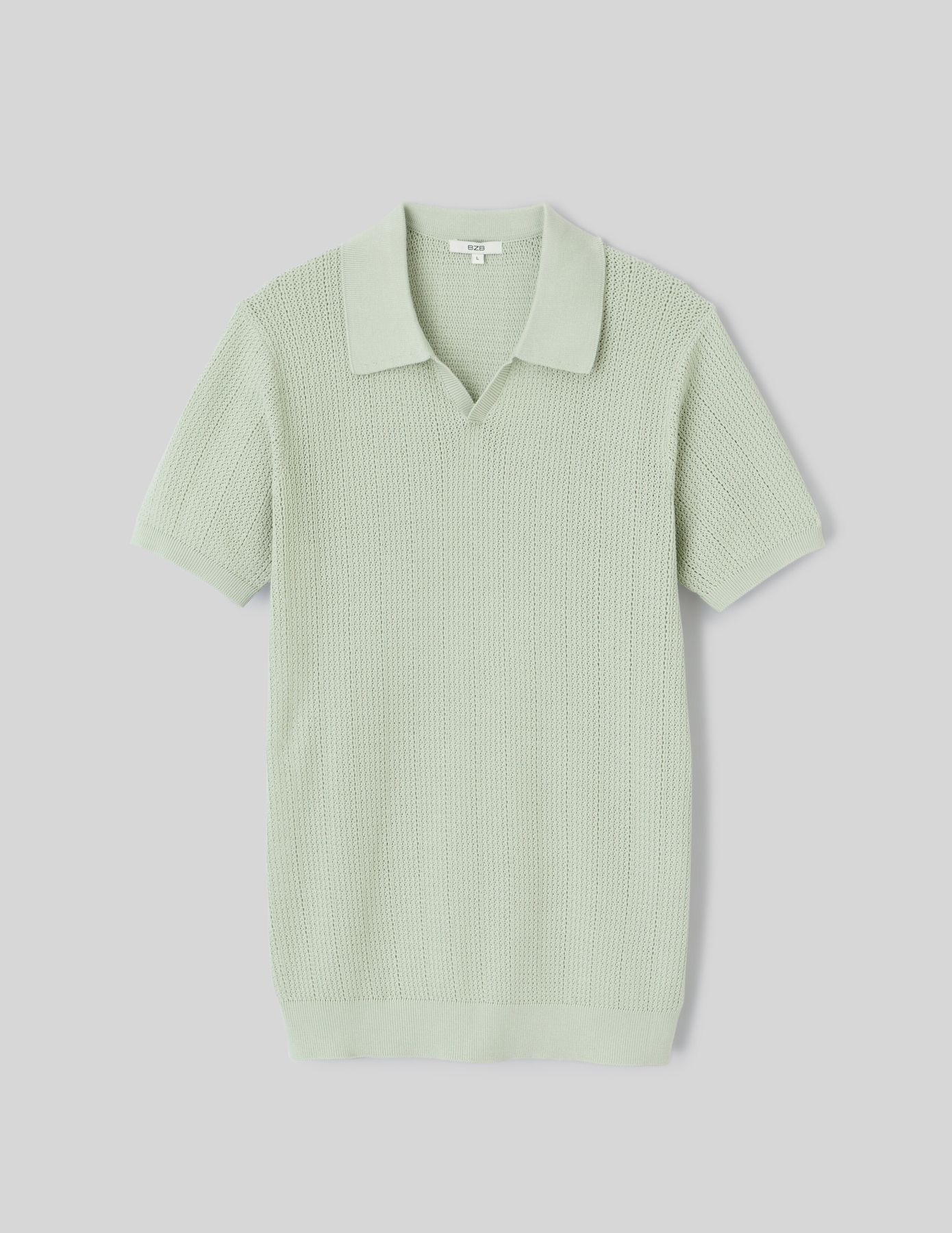 Polo maille ajourée