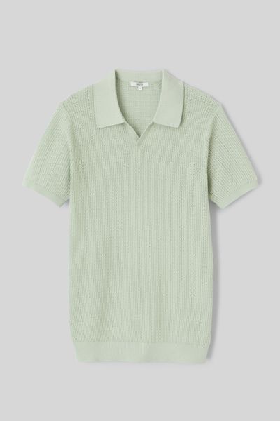 Polo maille ajourée