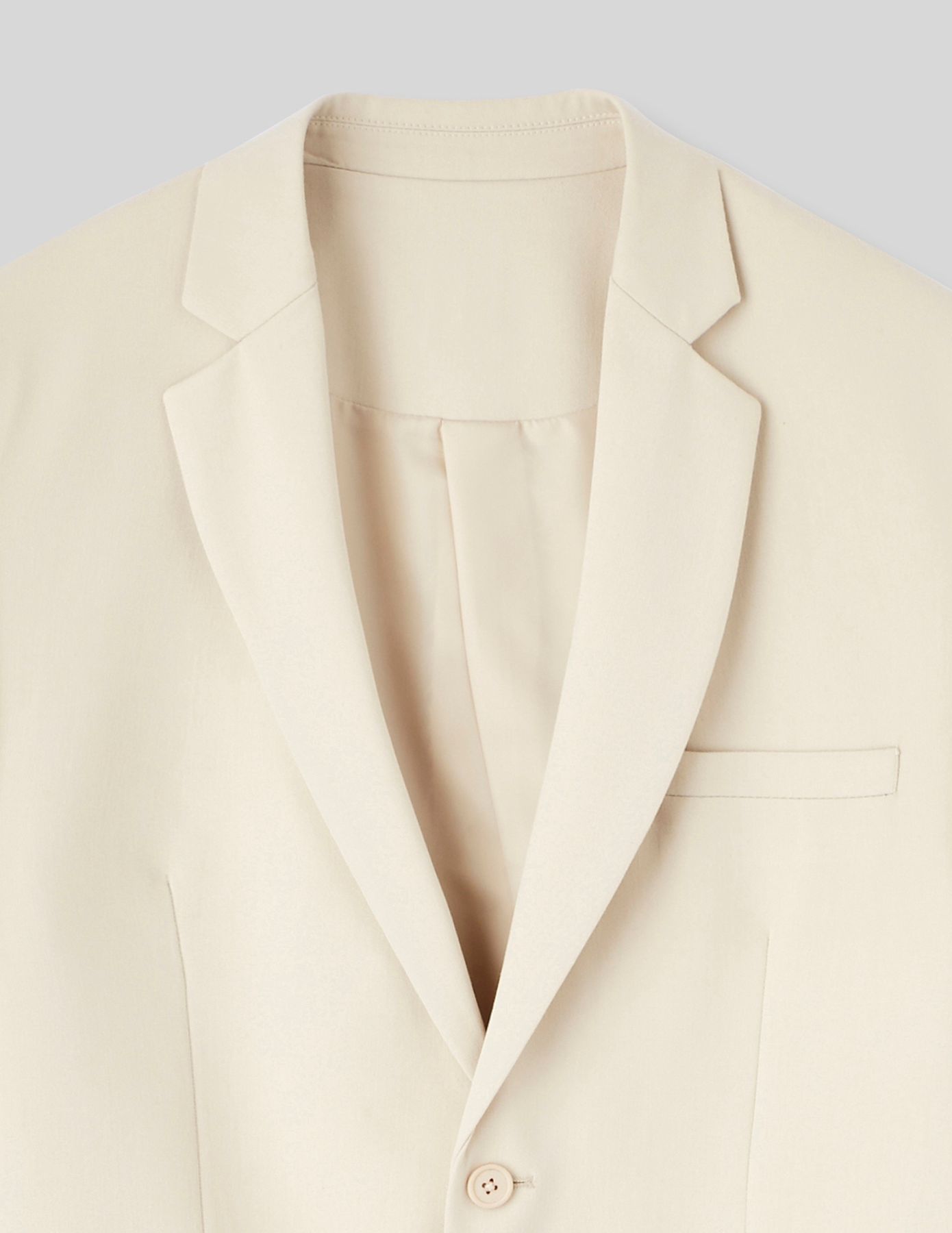Veste de costume coupe droite