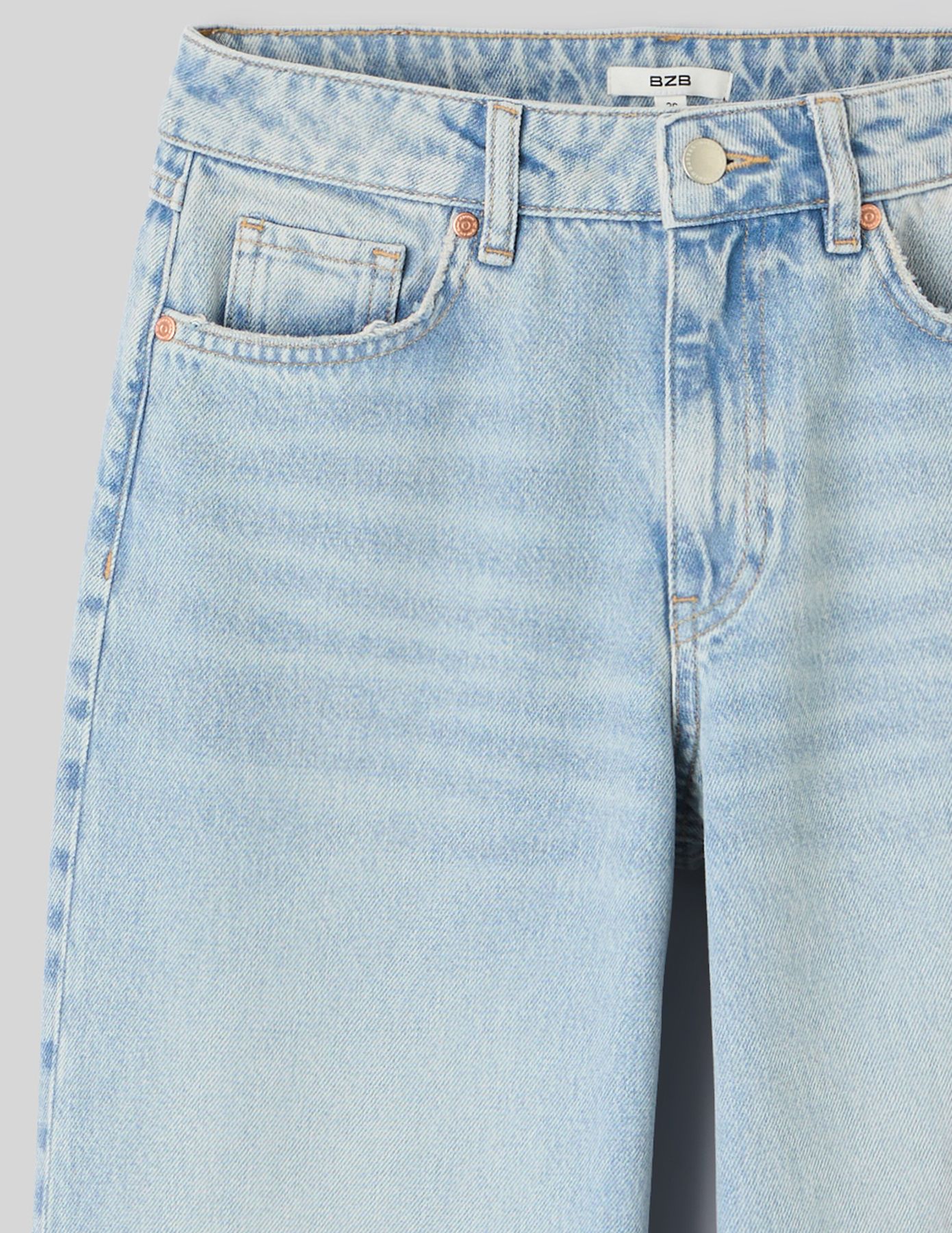 Jean wide leg taille standard