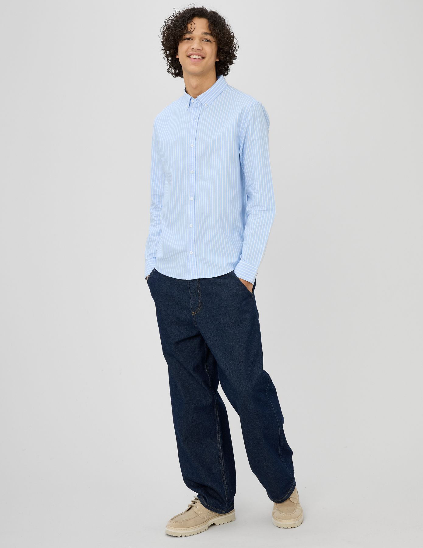 Chemise oxford ray&eacute;e