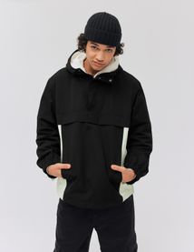 Blouson pop over colorblock