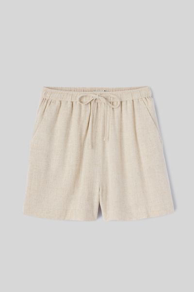 Short fluide taille &eacute;lastiqu&eacute;e