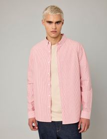 Chemise rayée droite